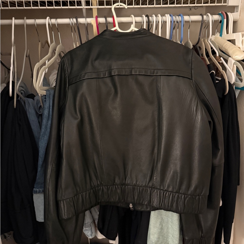 Genuine Leather Moto Jacket Womens XL Ana - Picture 2 of 7